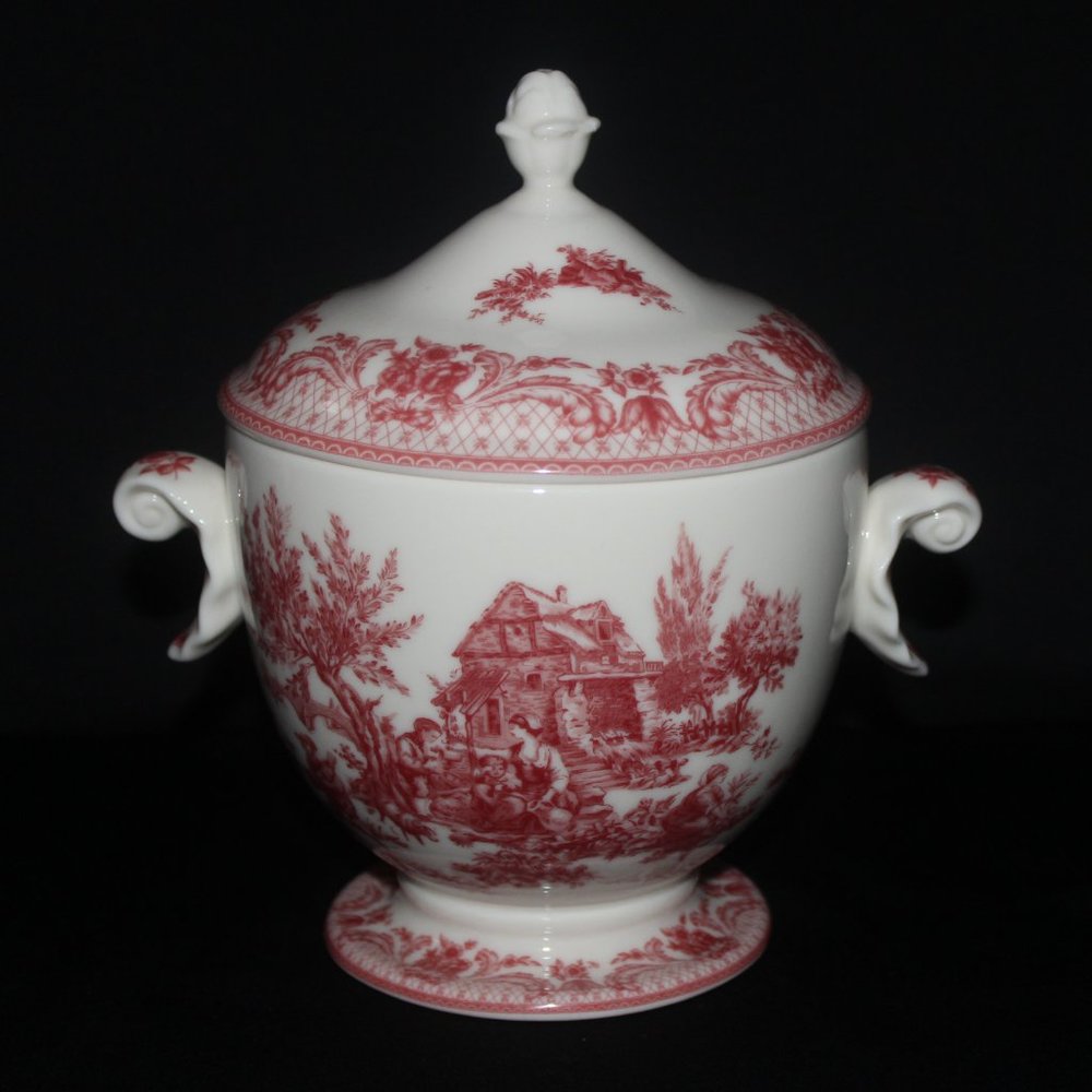 Florence Vase By Skye McGhie | Vintage Lidded & Footed Urn with Handles - Picture 4 of 10
